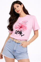 Flower Oversized - Oversized Tee