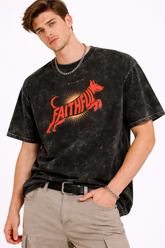 Faithful - Acid Washed Tee
