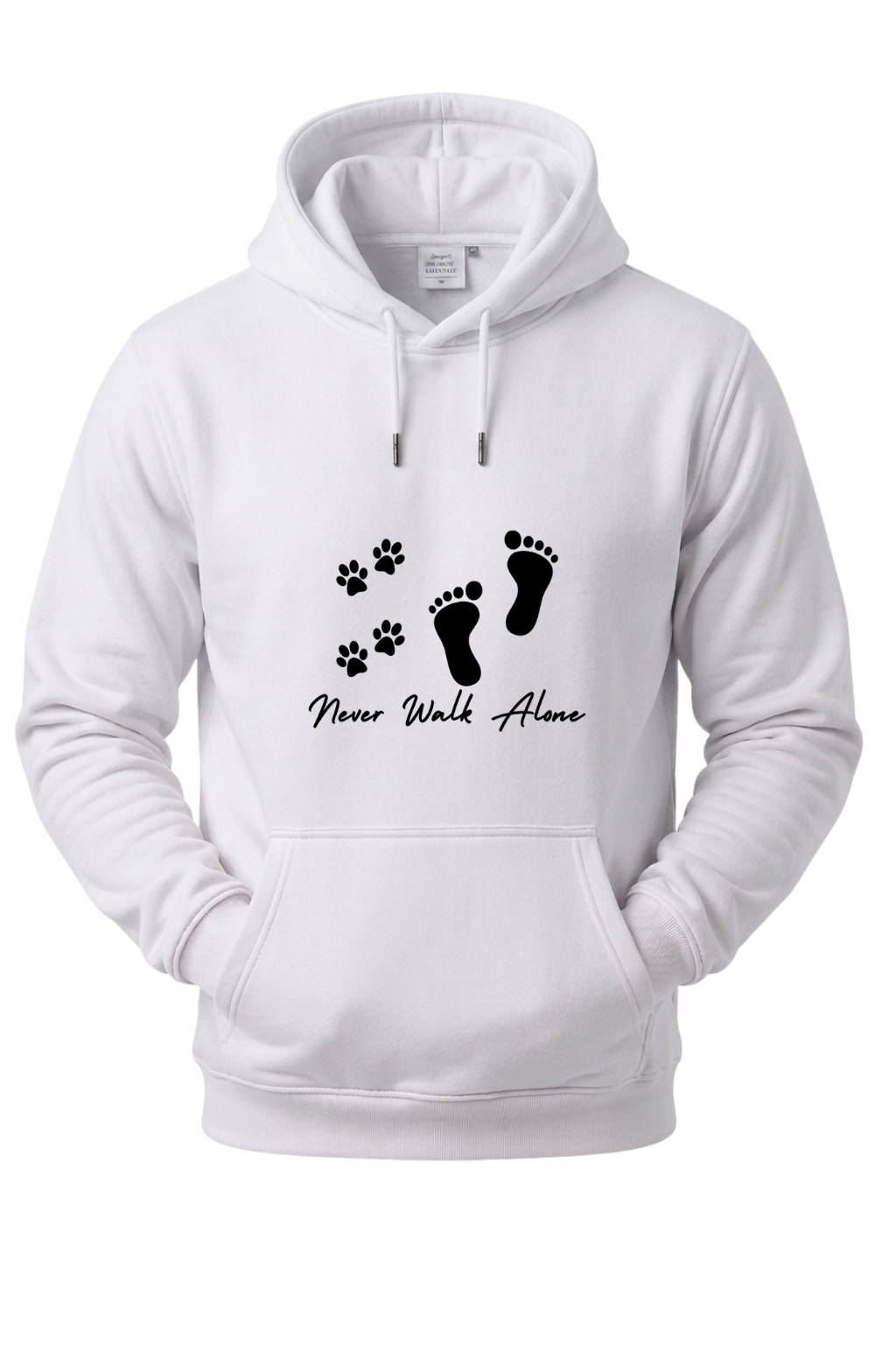 Never Alone Unisex Oversized Hoodie