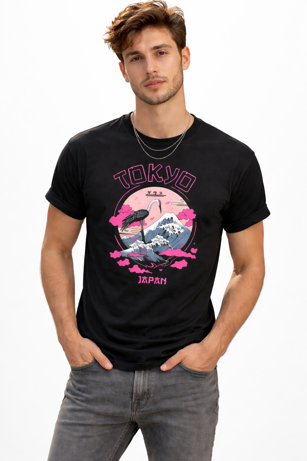 FLAMINGO Unisex Oversized Classic T-Shirt - 100% Cotton 240 GSM | THE HOUSE OF SIYA