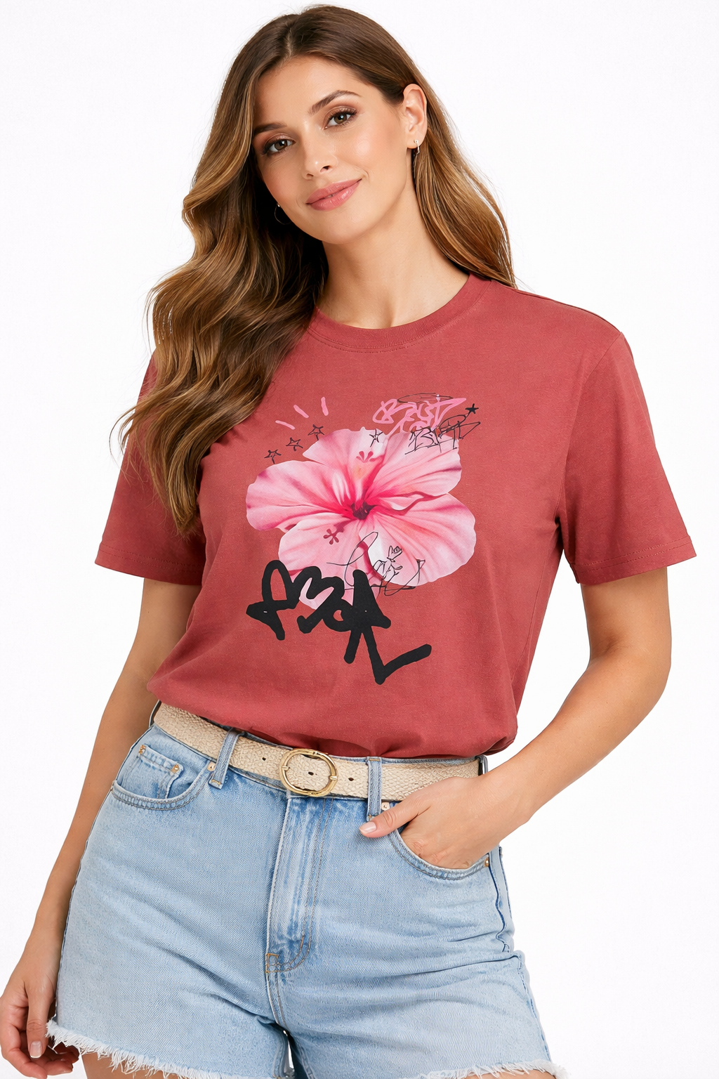 Flower Oversized - Oversized Tee