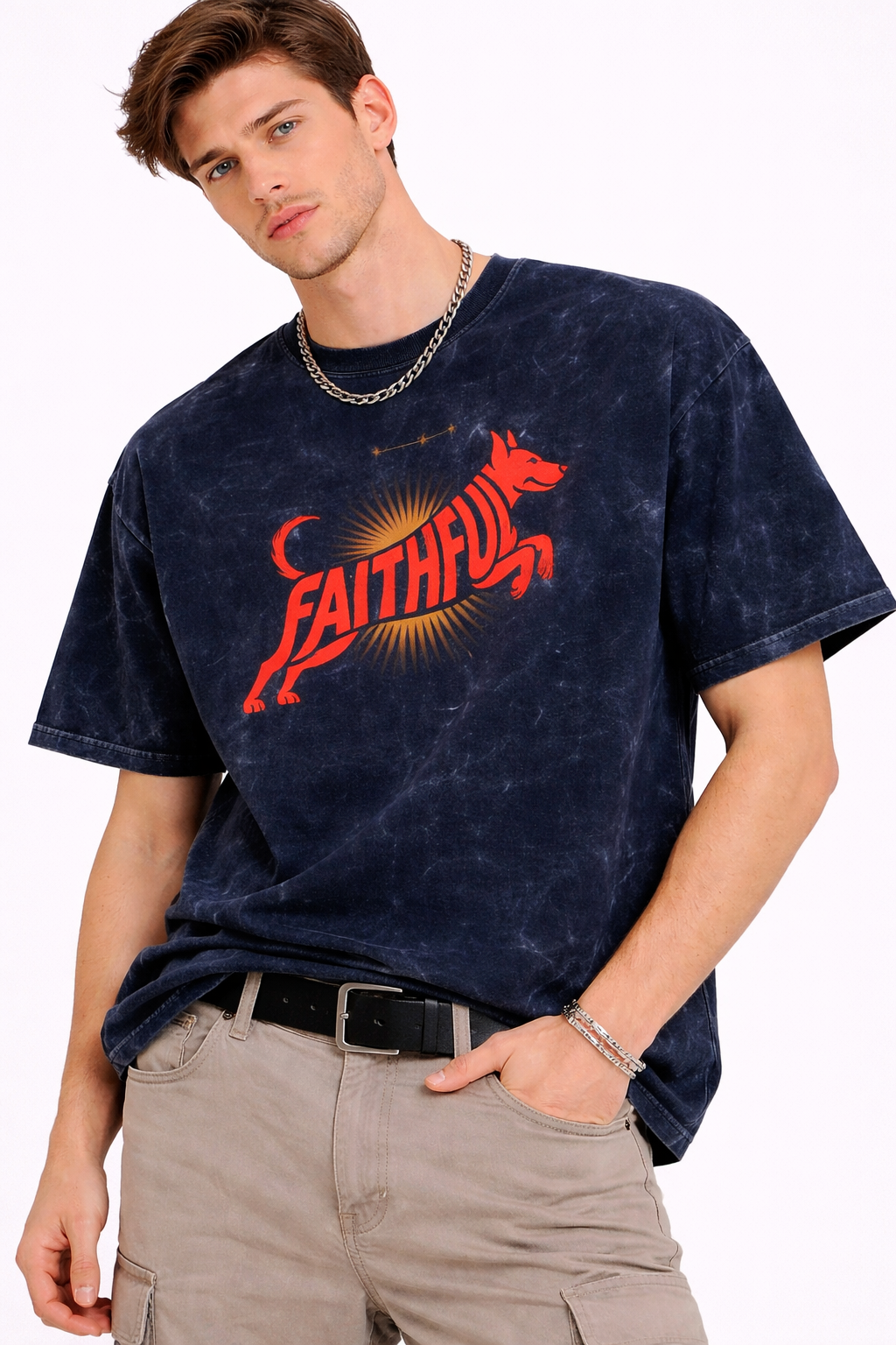 Faithful - Acid Washed Tee