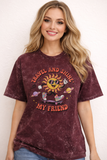 Travel & Shine - Acid Washed Tee