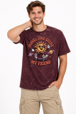 Travel & Shine - Acid Washed Tee