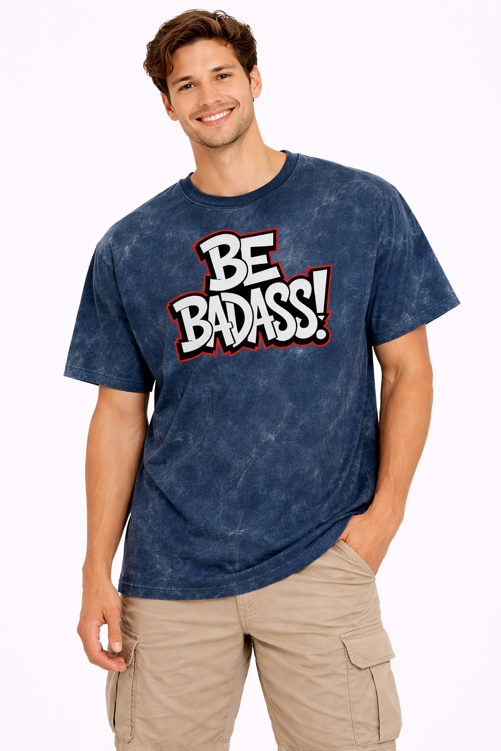 Be Badass - Acid Washed Tee