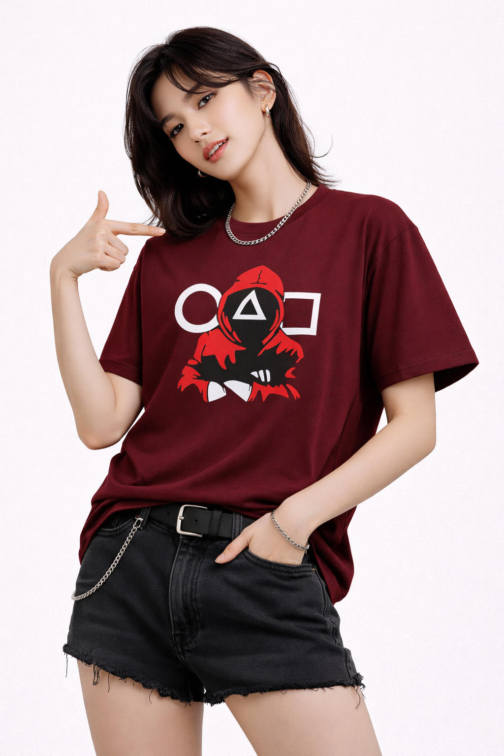 Squid Games Oversized - Oversized Tee