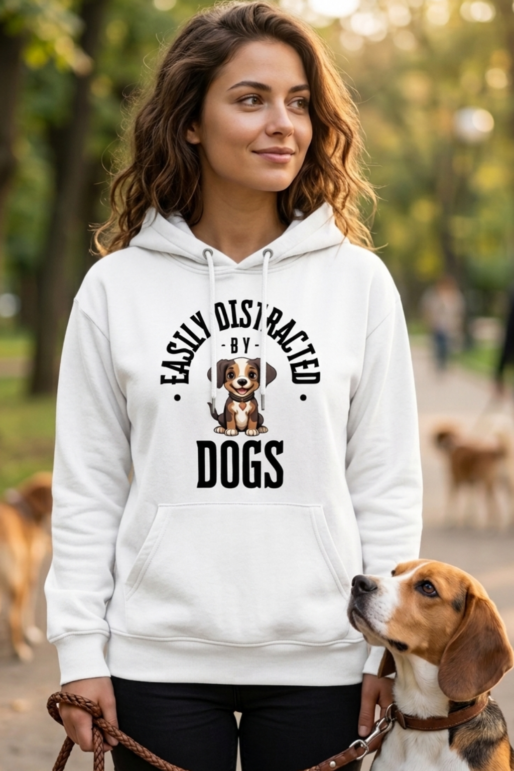 Distracted Unisex Oversized Hoodie