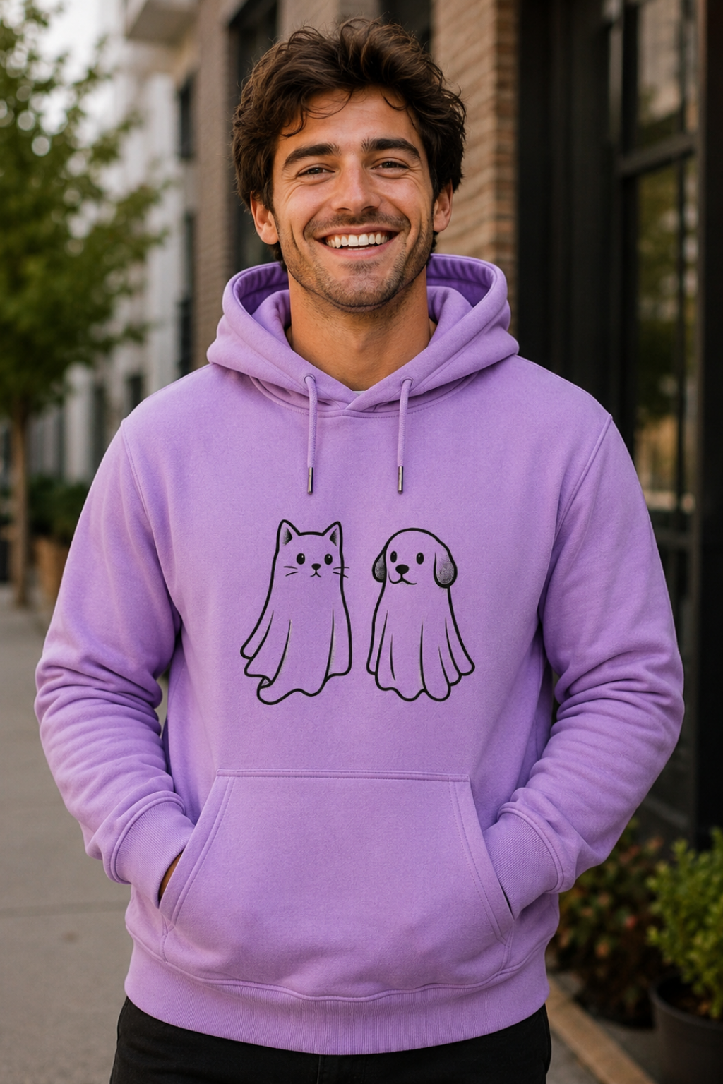 Ghost Dog Unisex Oversized Hoodie
