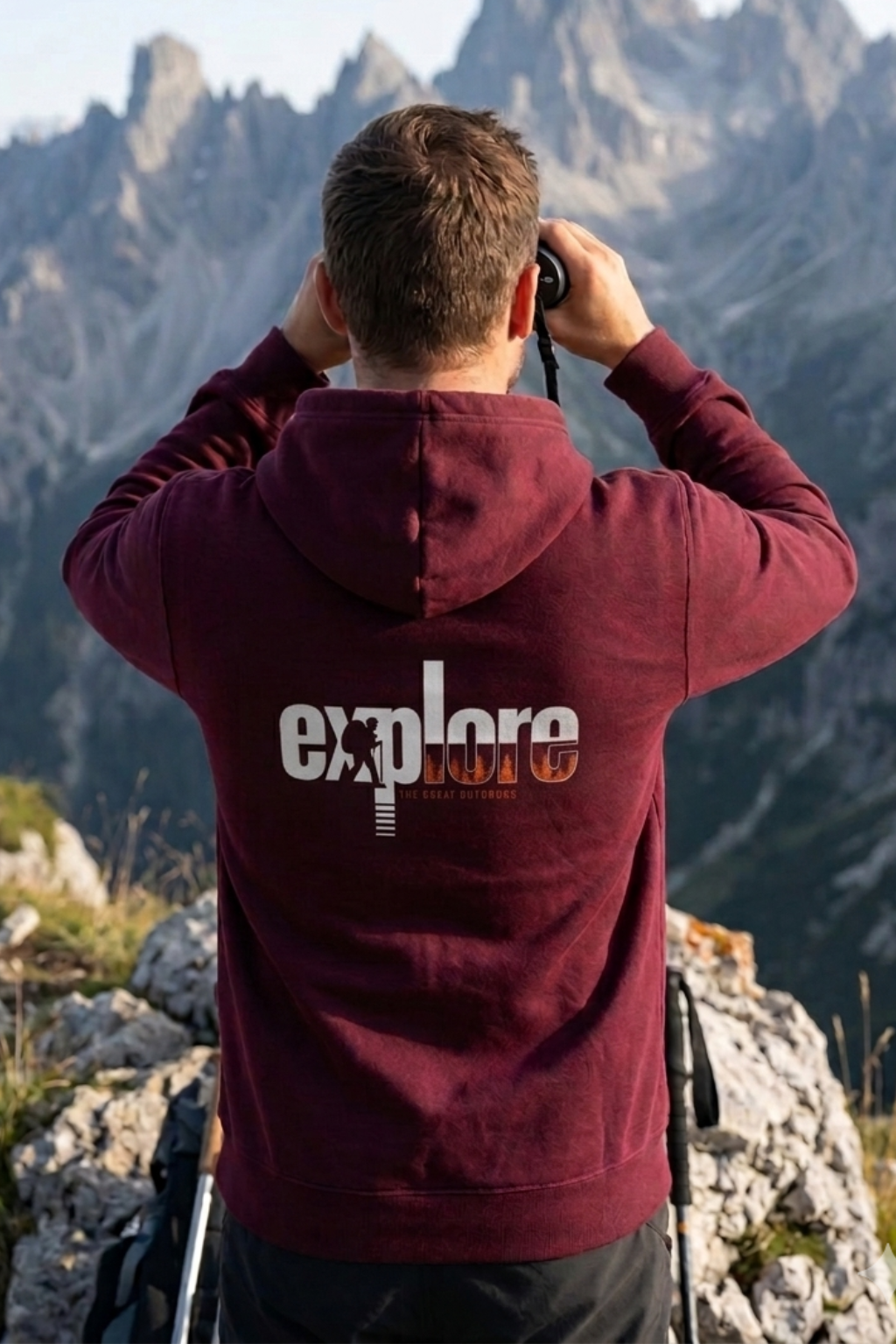 Explore Unisex Oversized Hoodie