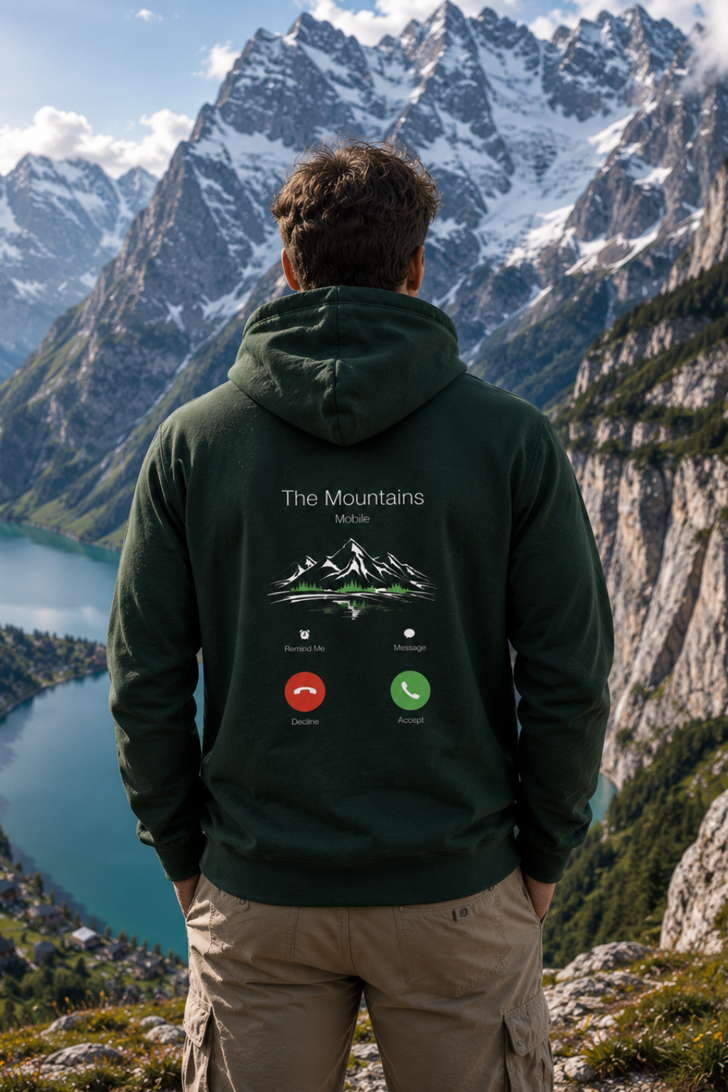 Mountains Unisex Oversized Hoodie
